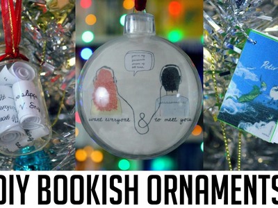 DIY Bookish Ornaments