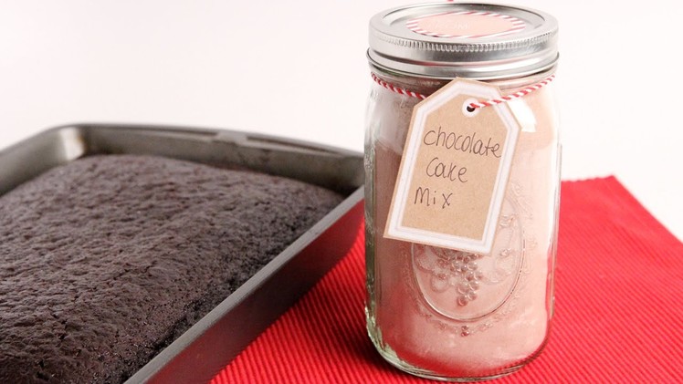 DIY Chocolate Cake Mix - Edible Gifts