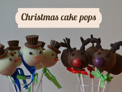 DIY- Christmas cake pops