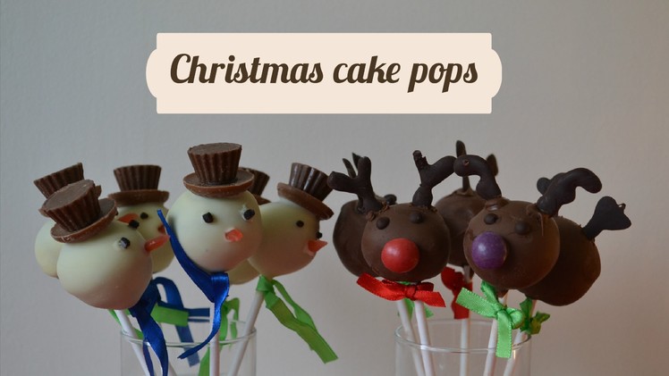 DIY- Christmas cake pops