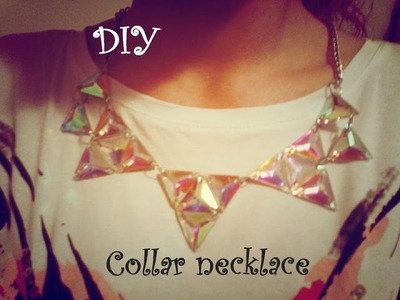 DIY Collar necklace*** Easy,Fashionable & Cheap ;)