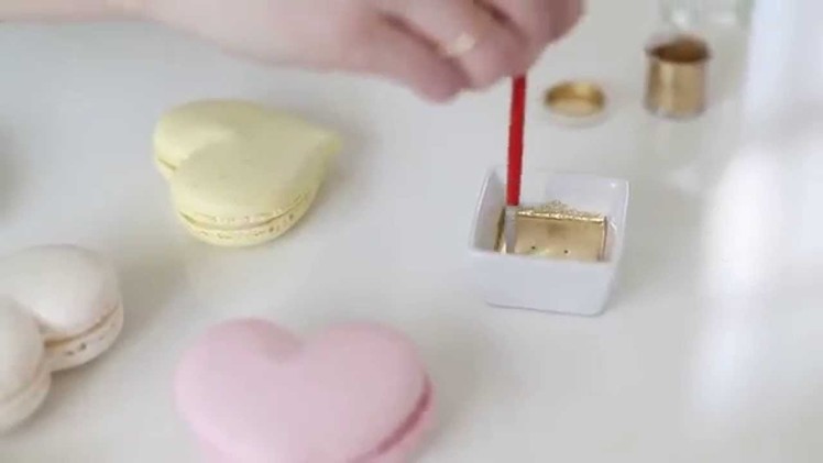 DIY Conversation Heart Macarons