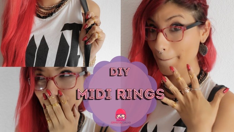 DIY: Knuckle Rings. MIDI RINGS