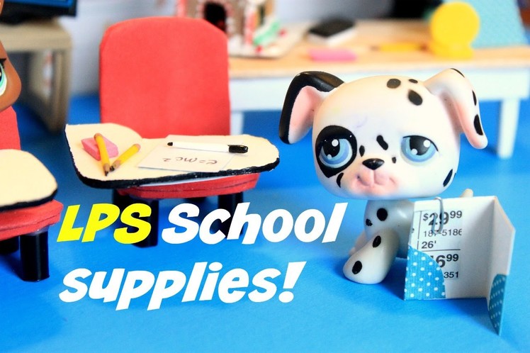 DIY LPS: How to make miniature school supplies Part 1