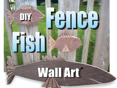 DIY Nautical Fish Outdoor Wall Art