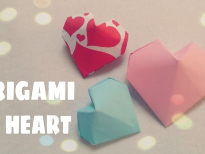 DIY Origami Ornament - 3D Origami Heart