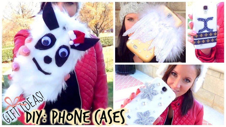 DIY: Phone Cases - Gift Idea Series!(Yeti, Angel Wings, Snowflakes & More) ♡ Anastasia Cheva