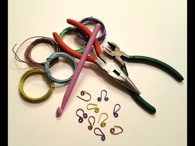 DIY Stitch Markers for Crocheting or Knitting