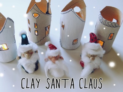 Easy Christmas decorations. Santa Claus DIY