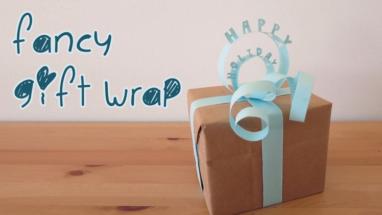 Easy Fancy Gift Wrap DIY | Sunny DIY