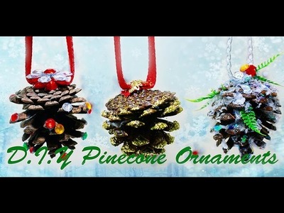 Holiday DIY: Mini Pinecone Ornaments