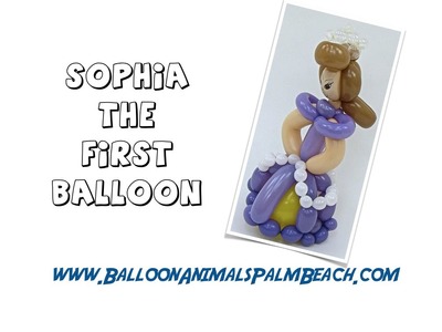 How To Make A Sophia The First Balloon - Balloon Animals Palm Beach