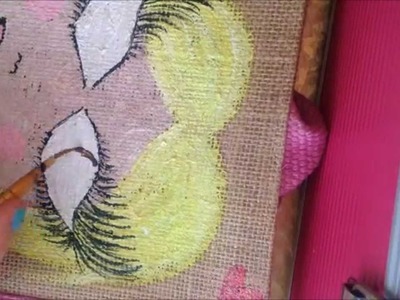 ♥♥ How To : Personalized Jute Bag ♥♥