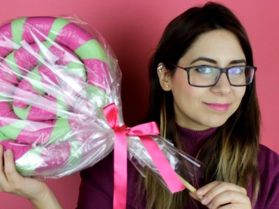 Lollipops DIY.  How to make giant lollipops to decorate