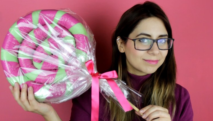 Lollipops DIY.  How to make giant lollipops to decorate