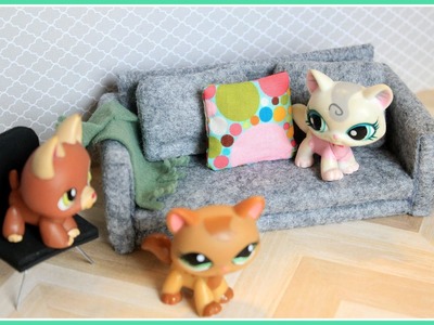 LPS - DIY Couch sofa EASY LPS CRAFTS