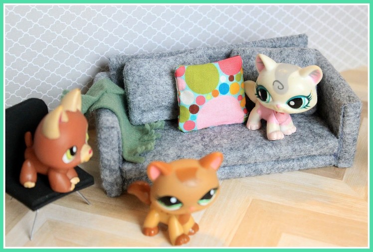 LPS - DIY Couch sofa EASY LPS CRAFTS