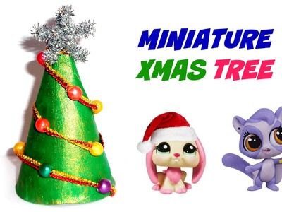 Miniature Dollhouse Christmas Tree - DIY LPS Stuff, Crafts & Accessories