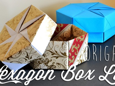 Origami Hexagon Box Lid