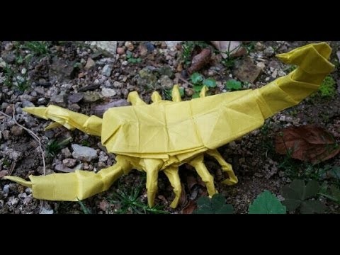 Origami scorpion by tadashi mori (part2.3)