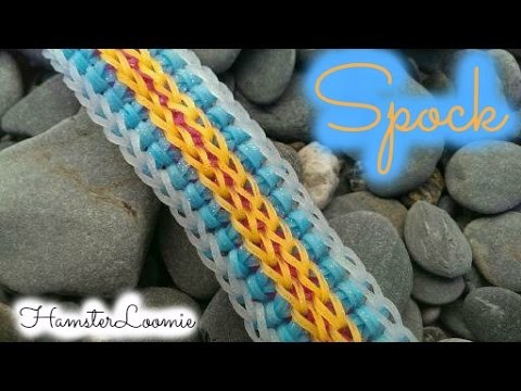 SPOCK bracelet tutorial || loom (4 rows)