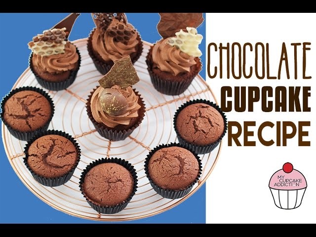 CHOCOLATE CUPCAKE RECIPE! The BEST Chocolate Cupcake Recipe EVER | Elise Strachan