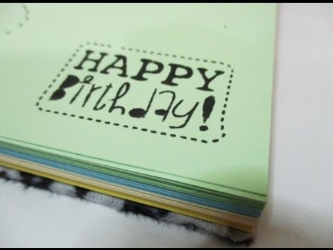 DIY : #118 Birthday Gift Notebook ♥