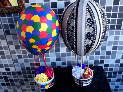 DIY - Balão decorativo ou porta anéis