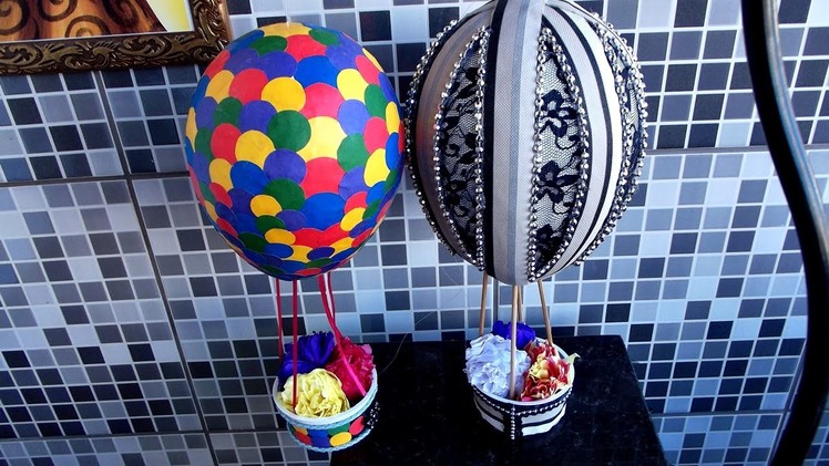 DIY - Balão decorativo ou porta anéis