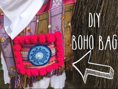 DIY - Boho inspired tote bag from old scarf