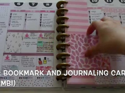 DIY: Bookmark and Journaling Card for Planner (MAMBI Happy Planner)