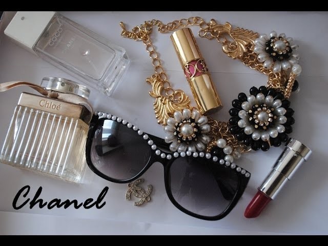 DIY- Chanel inspired sunglasses