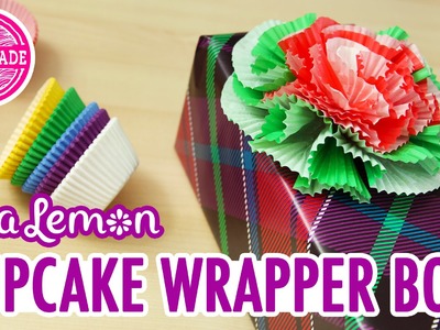 DIY Cupcake Wrapper Gift Bow with Sea Lemon - HGTV Handmade