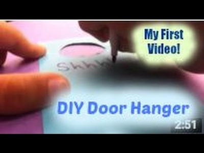 DIY Door Hanger! | Jamie DIY's