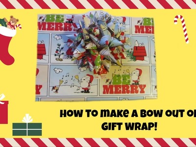 DIY Gift Bows (How To Make Bows Out Of Wrapping Paper)