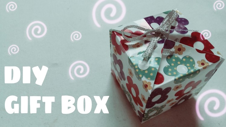 DIY - How to make a paper gift box (Easy)