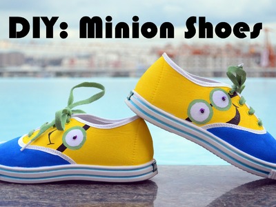 DIY: Minion canvas shoes: very simple!!