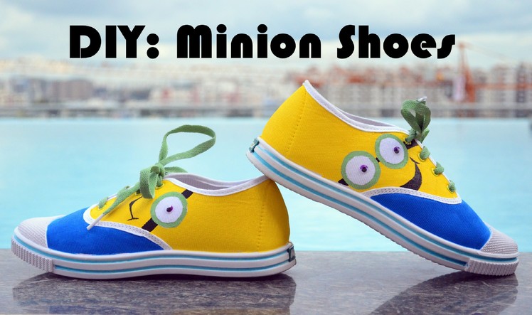 DIY: Minion canvas shoes: very simple!!