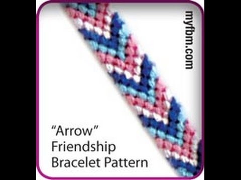 Friendship Bracelet Tutorial Arrow Pattern
