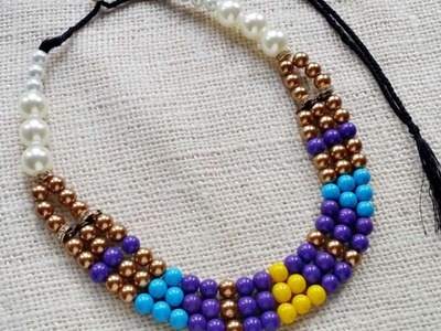 How To Create An Ethnic Style Beaded Necklace - DIY Style Tutorial - Guidecentral