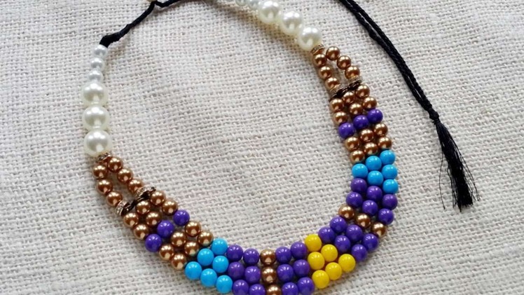 How To Create An Ethnic Style Beaded Necklace - DIY Style Tutorial - Guidecentral