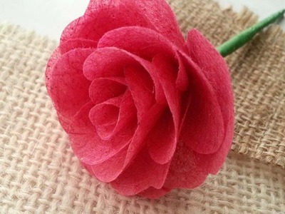 How To Create Mulberry Paper Rose - DIY Crafts Tutorial - Guidecentral