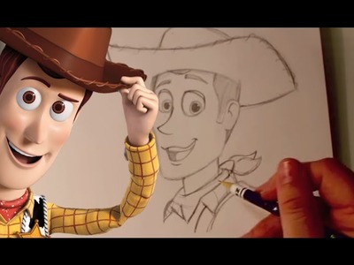 How to Draw WOODY from Pixar's Toy Story - @DramaticParrot