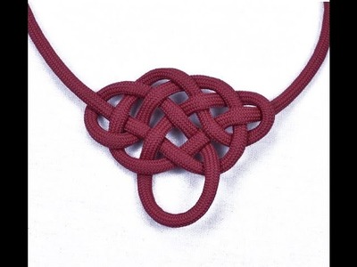 How to Make a Celtic Pendant Paracord Necklace - BoredParacord