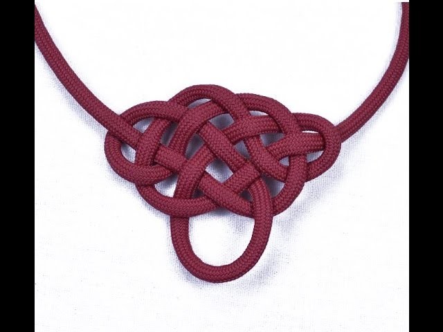 How to Make a Celtic Pendant Paracord Necklace - BoredParacord
