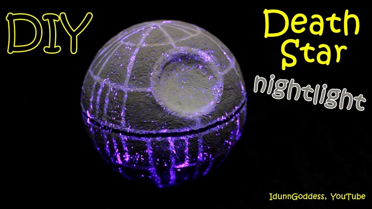 How To Make a Death Star Nightlight – DIY Star Wars Death Star Night Light Tutorial