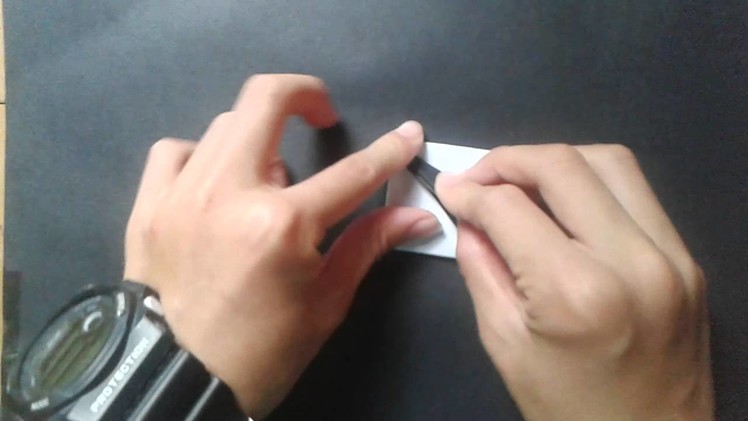 How to make an origami crane 2 colors