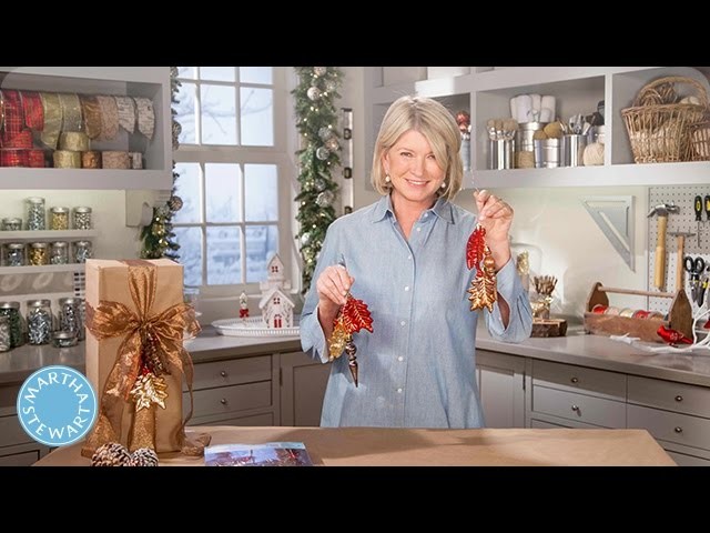 How to Make Homemade Gift Wrapping Garnishes - Martha Stewart
