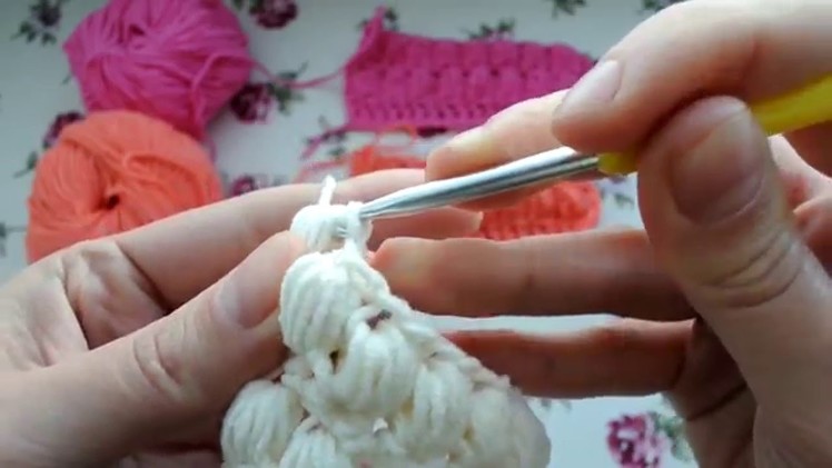 How to Make Puff, Bobble and PopCorn Stitches