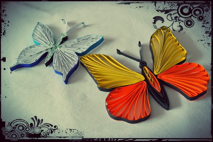 How to Make Quilling Butterfly - Quilling Tutorial